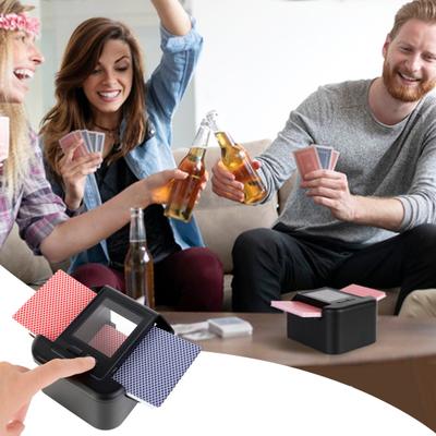 Automatická míchačka karet 2000mAh Type-C dobíjecí tichý elektrický pokerový automat pro prodejce karet