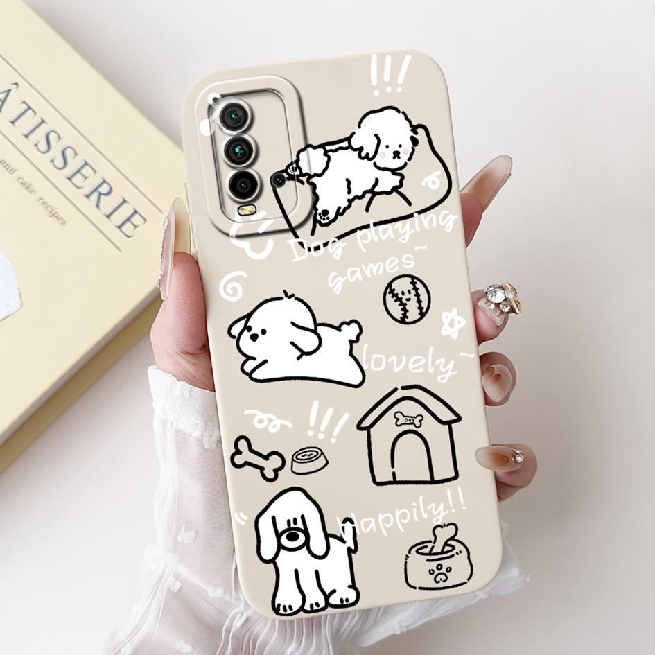 Shockproof Cover For Xiaomi Redmi 9T Case Redmi 9 Power Funda Cute Panda Rabbit Soft Phone Cases For Redmi9T Redmi9 Power Bumper