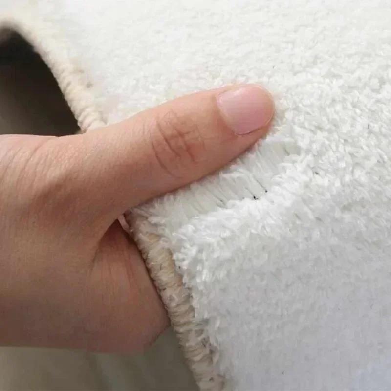 Shaped Children's Bedroom Carpets Home Decor Light Luxury Fashion Minimalist Cute Cartoon IG Soft Bedside Polyester Rugs