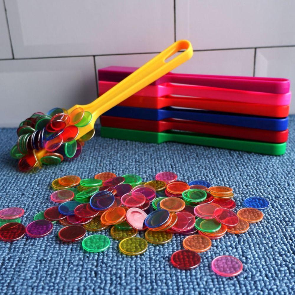101PCS Sorting Learning Magnetic Colorful Chips Science Toys  Hand-eye Coordination