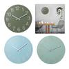 Elegant 12Inch Color Modern Simple Wall Clock for Indoor and Outdoor Space Decoration Waterproof Resin Clock