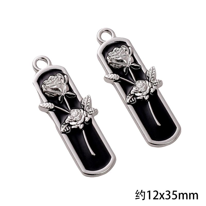 

1 шт./пакет Сплав Багатоформовий кулон DIY Браслет Намисто Сережки Ювелірні аксесуари 12x35mm 1pc/bag