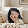 Kim Ji Won Queen of Tears Cushion Cover Linen Minimalist Soft  for Sofa Bed Home Room Decor