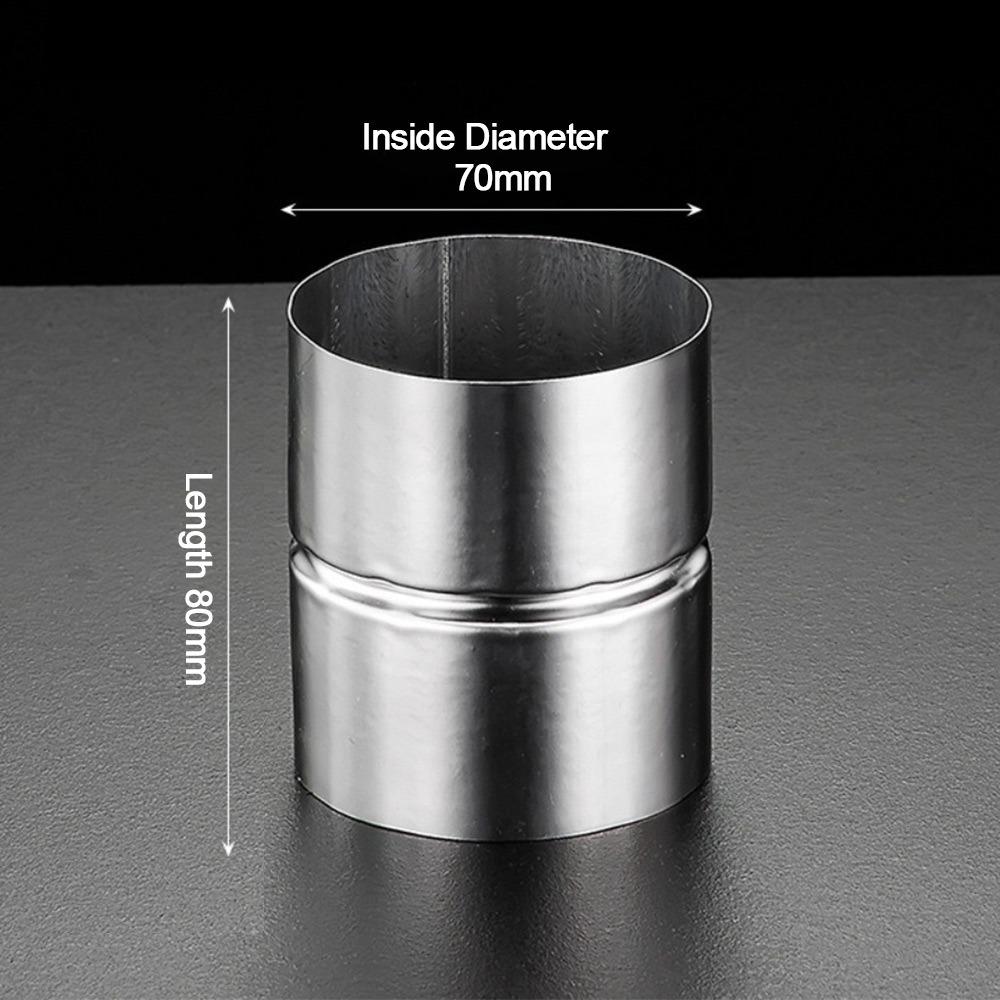Round Pipe Adapter Straight Pipe Fittings New Extend Connection
