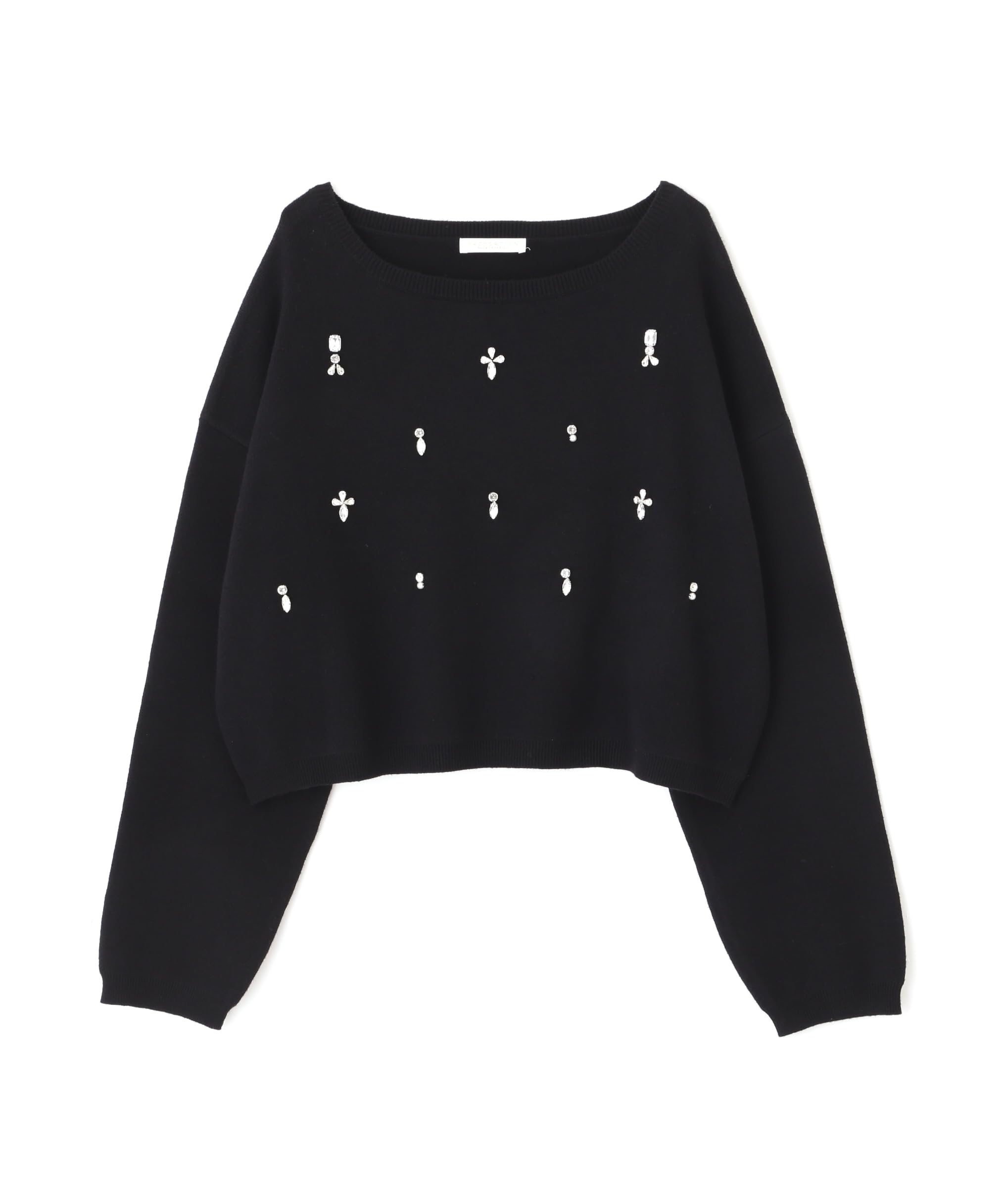 

Proportion Body Dressing Свитер вязаный с драгоценностями черный, женский, чёрный