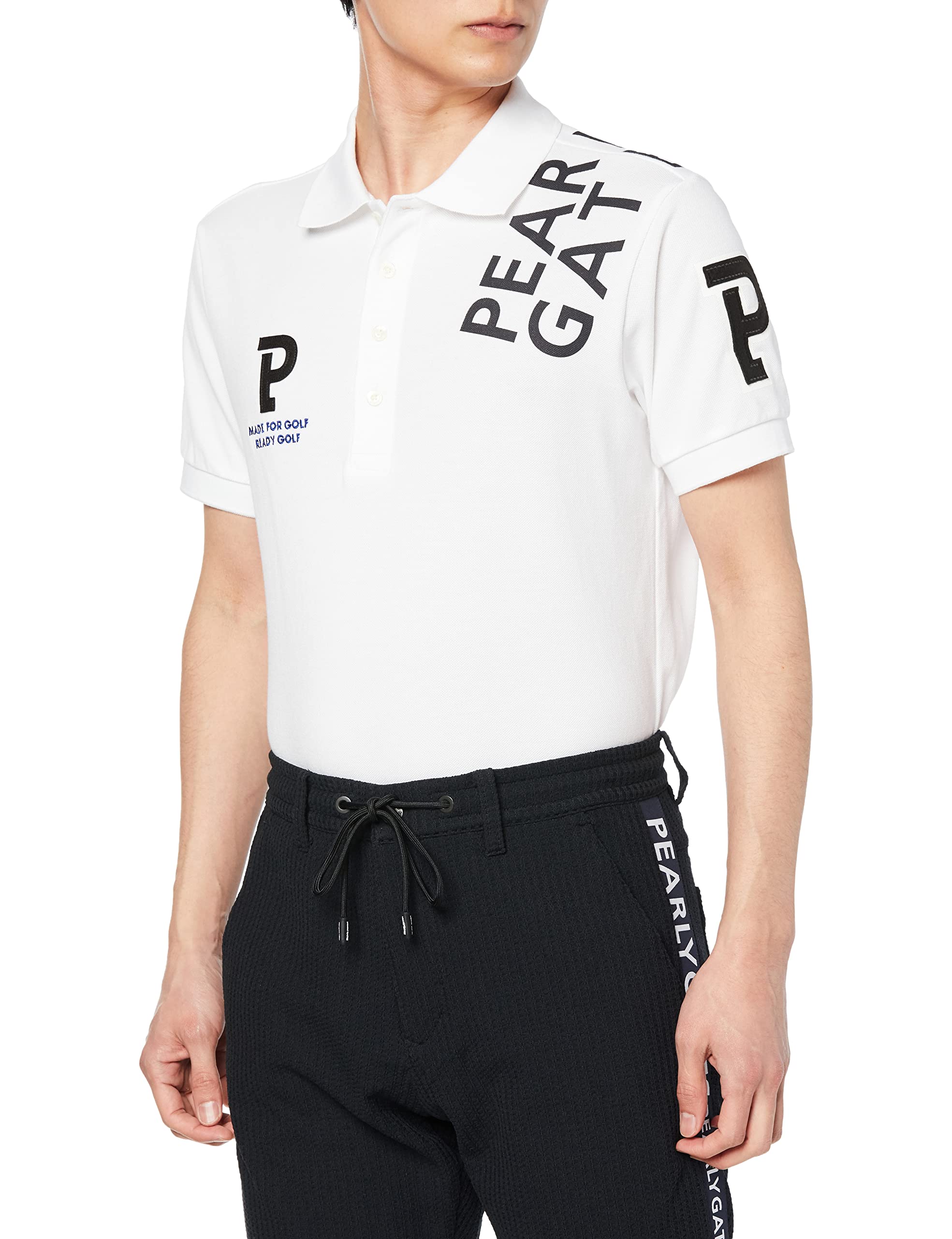 

Short Sleeve Polo Shirt Pique 3 [PEARLY GATES] Men s 44/2 / 053-3160201 030_White [S]