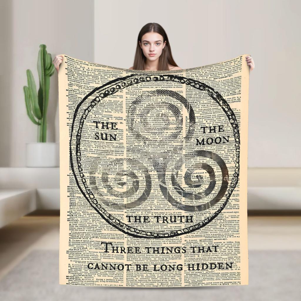 Revelations Teen Wolf Blanket  Travel Flannel Throw Blanket For Living Room Super Soft Design Quality Bedspread Birthday Present