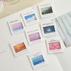 Translucent Landscape Film Bookmark Aesthetic Book Page Reading Accessories Diy Decorative Card Pendant Keychain