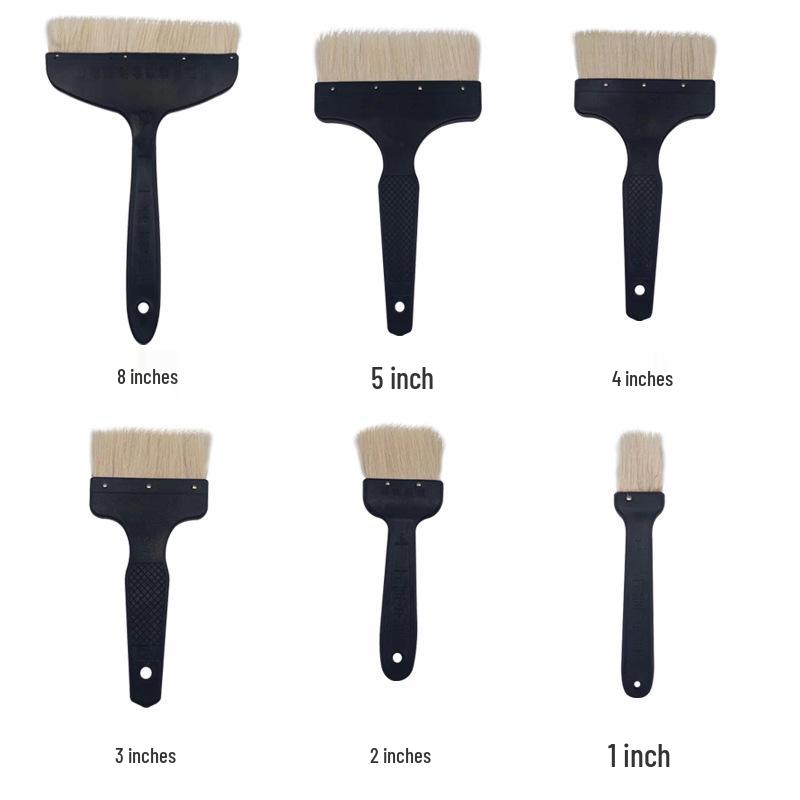 1-8 Inch Paint Brushes: Wool, Polyester, and Paint Options
