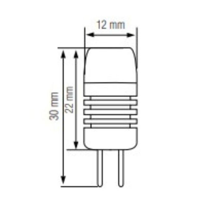 Ampoule LED capsule 1.5W (Eq. 10W) 12V G4 2700K