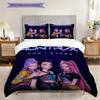 Vivid Purple Bedroom Set Threepiece Set 1 Duvet Cover 2 Pillowcase Without Core Soft And Comfortable Bedding Set Duvet Cover And Pillowcase