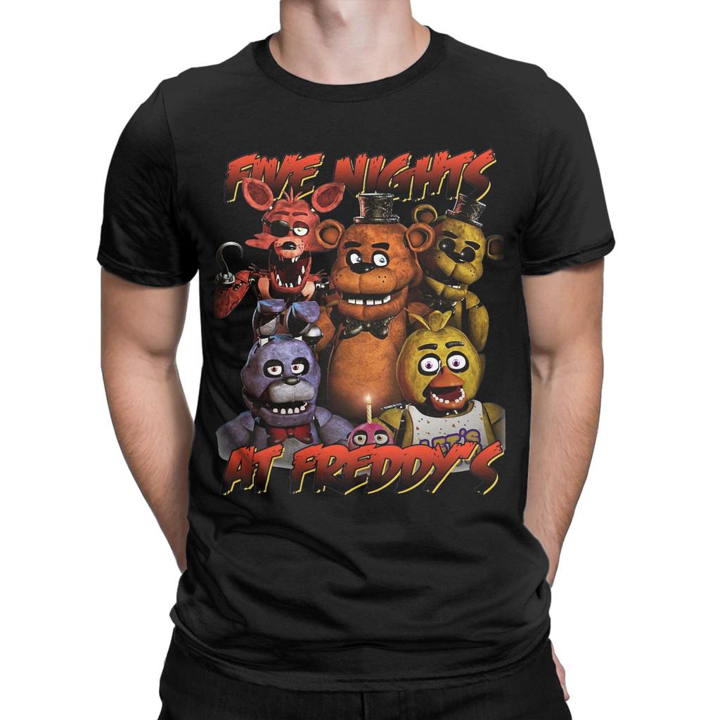 Maglietta FNAF Orso Uomo Donna 100% Cotone Nuovi Arrivi T-shirt Abbigliamento