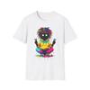 Meditating Man W/ Peace Sign Unisex T-Shirt, Yoga Vibe Tee, Workout Apparel Gift