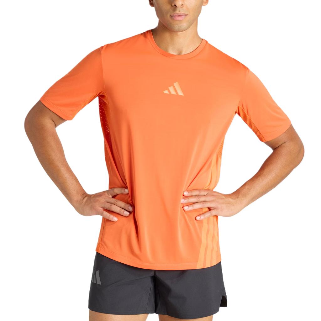 Men's Adidas Running T Shirts Men's Half Impact Orange Moderate