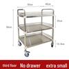 Stainless Steel Medical & Beauty Trolley - Mobile Storage & Instrument Cart