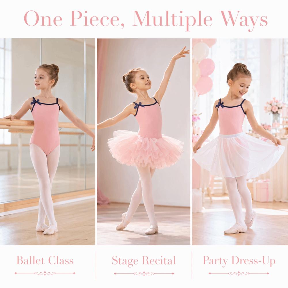 Butterfly Bow Gymnastics Tutu Skirts Sleeveless Ballet Leotard Girl Ballet Tutu Dress  Examination
