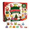 2026 Christmas Dumpling Advent Calendar 24days Fidget Countdown Calendar Stress Relief Squeeze for 2026Xmas Adventskalender Gift