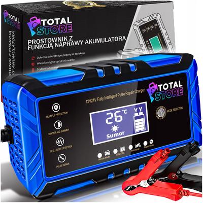 Kraftig Automatisk Bilbatteriladdare Med Reparationsfunktion