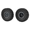 Rubber Track Wheels Spare Parts High Performance Remote Control Truck Wheels for WPL B14 B16 B24 C14 C24 B36 1/16 RC Car   Black 4 Pcs