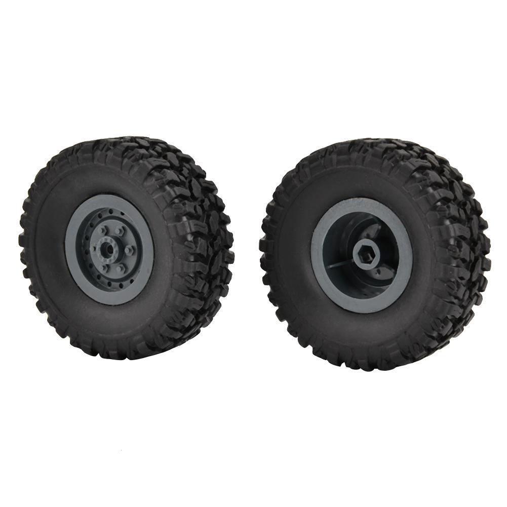 Rubber Track Wheels Spare Parts High Performance Remote Control Truck Wheels for WPL B14 B16 B24 C14 C24 B36 1/16 RC Car Black 4 Pcs