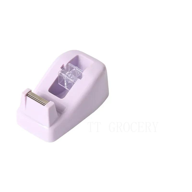 

1 шт. Каттер для ленты цвета Моранди, пластиковый диспенсер, настольный держатель для офиса, канцелярские товары, кавайный, восемь цветов в наличии