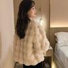 Winter Fashion Faux Fur Coat Women  Fashion Fleece Warm Feather Coats Cardigan Short Outercoat Lady Party Elegant Outfits New