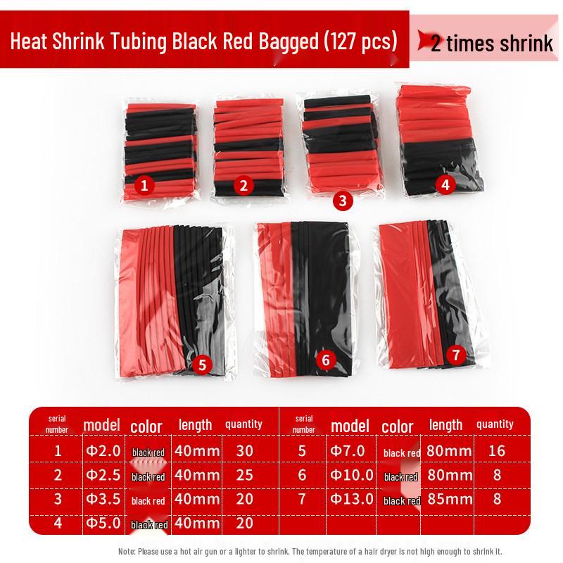 Heat Shrink Tube Insulation Sleeve for DIY Wiring and Cable Protection, Flame Retardant