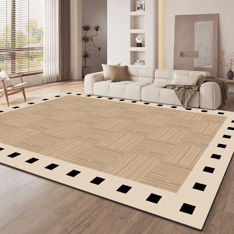 

Смугастий тканий килим Сучасна прикраса дому Вітальні Нековзний килимок Різні розміри Декоративний килимок для приміщень та вулиці 40x60cm