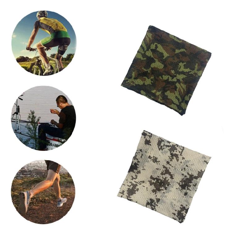 Camouflage Shemagh Scarf Desert Scarves Mesh Shawl Head Wrap for Outdoor Camping