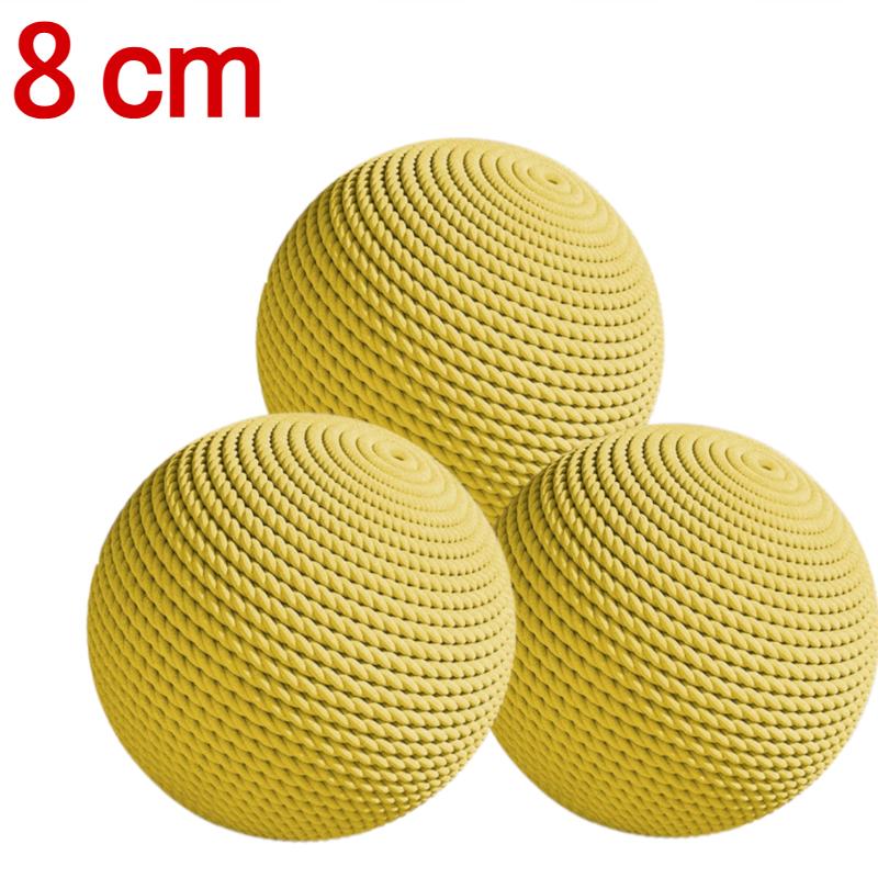 8/10CM Interactive Sisal Cat Scratching Ball Toy For Kitten Teeth Cleaning Anti Bite Cat Ball Sounding Toy Pet Supplies