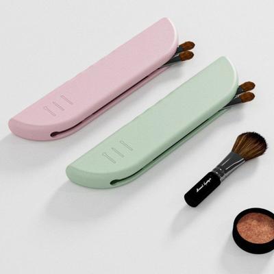 1Pc Makeup Bag Makeup Brush Pouch Cosmetic Organizer Travel Makeup Brush Holder Silicon Makeup Brush Bag Pouch Storage Case