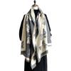Cartoon puppy imitation cashmere scarf women's winter warm scarf fashion with sweet and cute double-sided shawl