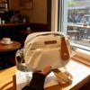 Trendy Multicolor Crossbody Bag Widen Belt Rectangle Single-Shoulder Bag Lightweight Oxford Cloth Tote Bag Daily Casual