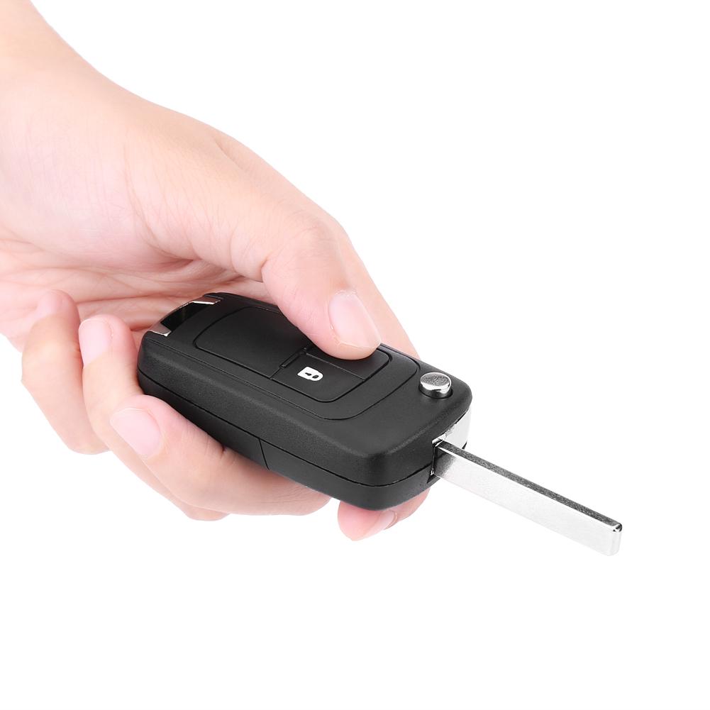 Flip Folding Remote 2 Buttons Car Key Fob Shell Case For Vauxhall Opel Astra Insignia
