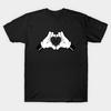 Unisex Fashion TShirt Diamond Heart Print TShirt Plus Size S-5XL T-Shirt 100%Cotton Tops O Neck Short Sleeve Tees