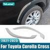 For Toyota Corolla Cross XG10    2024 2025 Stainless Car Door Fender Flare Arch Sticker Fender Vents Protector Cover
