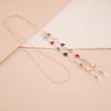 String Crystal Hanging Chain Metal Chain Colorful Rhinestone Sunglasses Chains Metal Glasses Chain Spectacle Cord Mask Chain