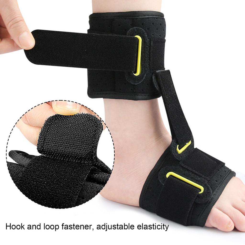 Kids AFO Drop Foot Brace Improve Foot Walking Gait Relieve Soreness Plantar Fasciitis Night Brace for Achilles Tendon Motor Black
