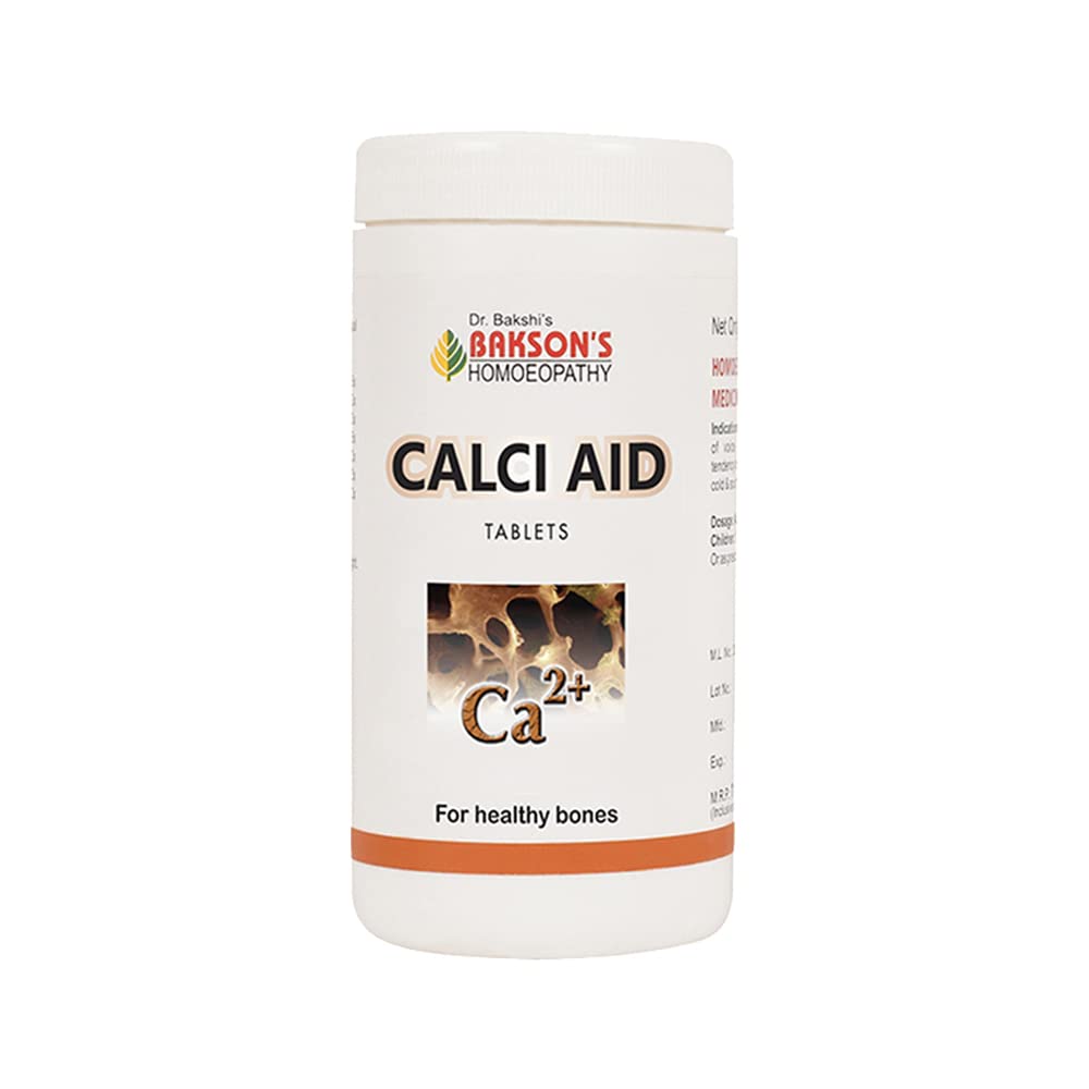 

Dr. Bakshi s Bakson s Calci Aid Tablets 200 Tabs for Bone Strength and Vitality Support