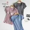 Five-Finger Modal Sleeveless Top with Built-In Bra and Chest Pad
