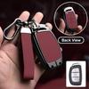 Zinc Alloy Leather For Hyundai Ix35 I40 I20 I10 Tucson Elantra Creta Sonata Ioniq Accent Creata Smart Remote Cover Car Key Case