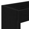 Narrow Storage Trolley Black Oak Effect