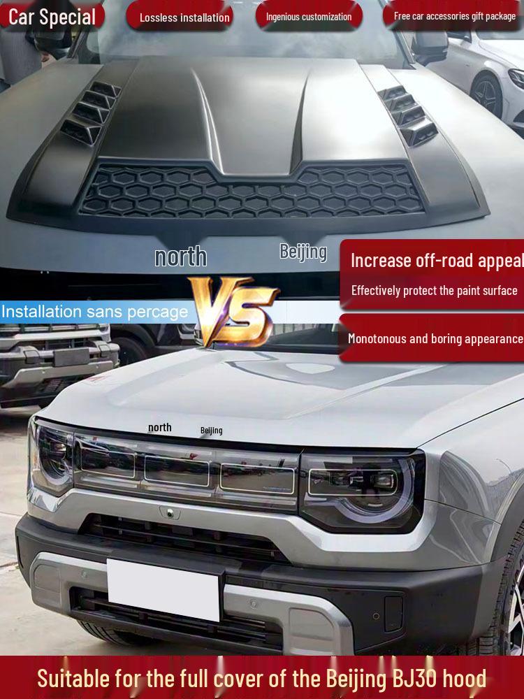 BJ30 Off-Road Vehicle Decorative Engine Hood Cover