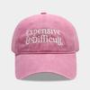 Hot-selling Trendy Brand Fashion Soft Top Letter Embroidered Baseball Cap Women's Trendy Washed Retro Casual Sports Hat