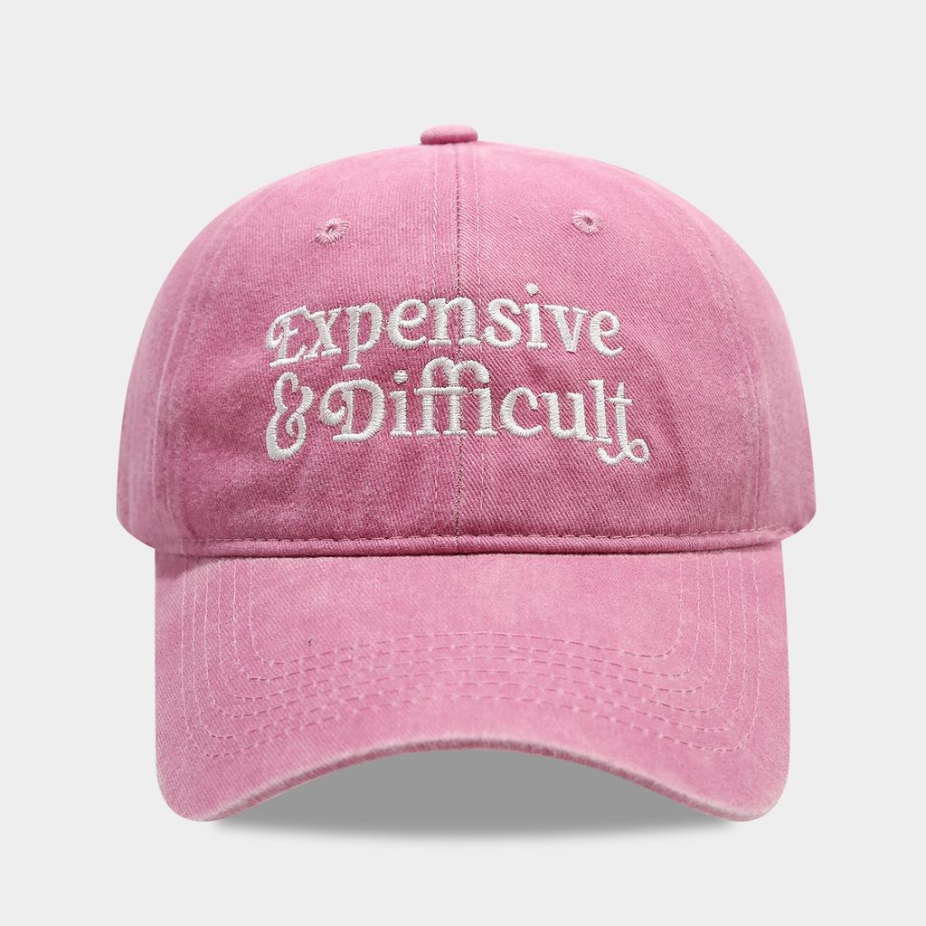 Hot-selling Trendy Brand Fashion Soft Top Letter Embroidered Baseball Cap Women's Trendy Washed Retro Casual Sports Hat