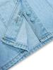 Women's Slim Fit Short-Sleeved Denim Shirt - Elegant, Versatile, and Stylish