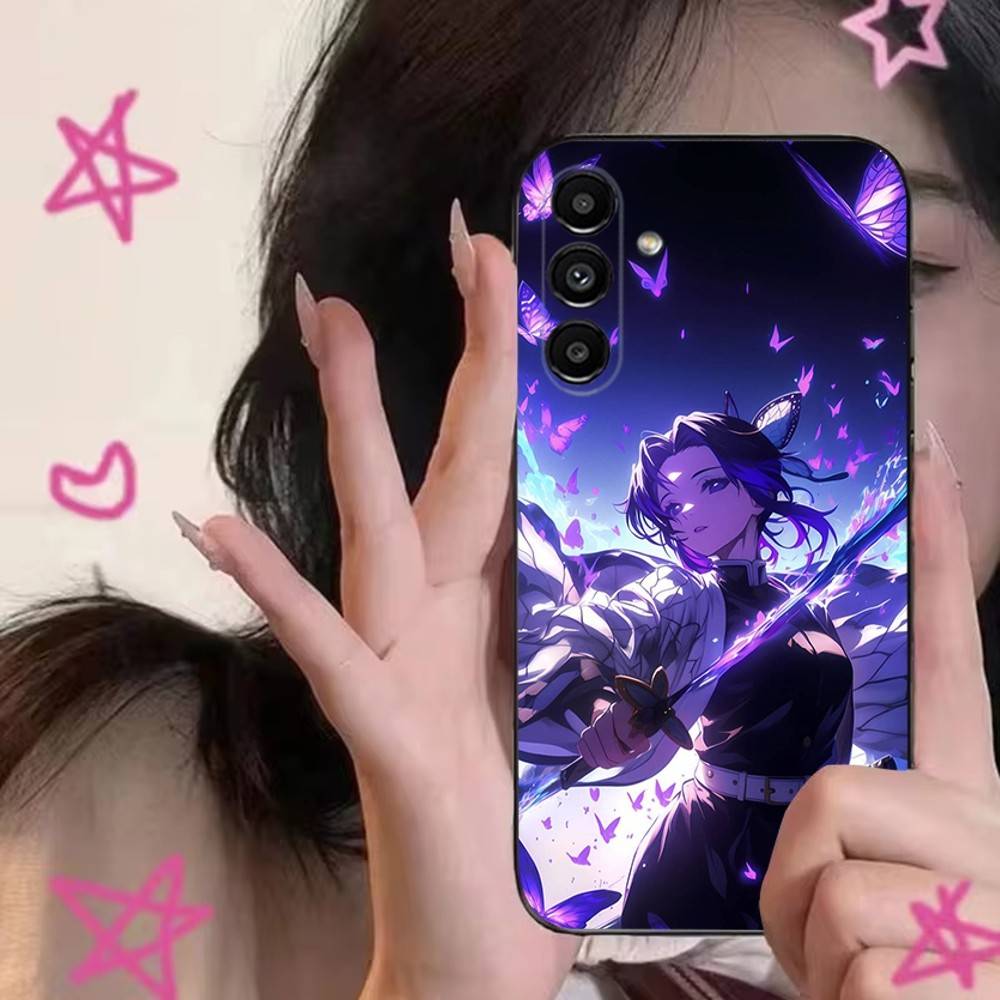 

Чехол для телефона S-Shinobu Kocho для Samsung S24,S21,S22,S23,S30,Ultra,S20,Plus,Fe,Lite,Note,10,9,5G Черный Мягкий Чехол Samsung S205G
