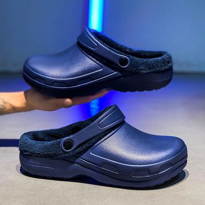 Damskie buty ogrodowe na zewnątrz wodoodporne pluszowe futerko chodaki kapcie wielofunkcyjne domowe buty do wewnątrz antypoślizgowe ciepłe kapcie