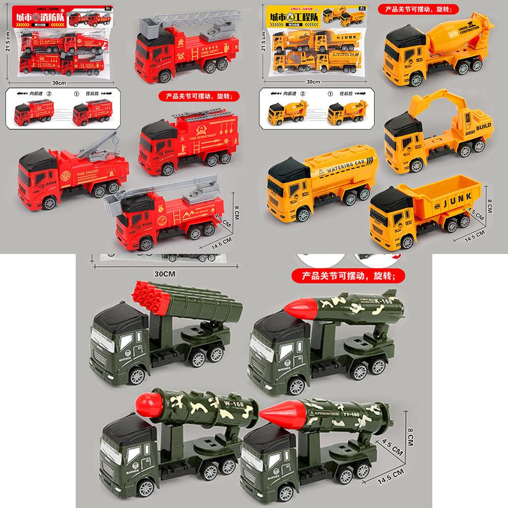 

Детская игрушечная машинка Пожарная машина Игровой набор Экскаватор Экскаватор Землеройный Самосвал Подарок Игрушки для тренировочного учреждения