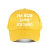 Im Bob Doing Bob Things Vintage Baseball Cap Baseball Cap Fashion Unisex Sunhat Womens Outdoor Sports Snapback Cap